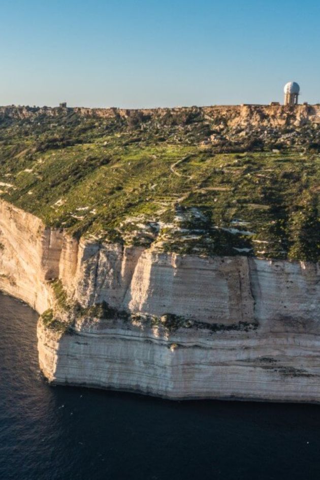 Malta’s highest coastal walk along the cliffs