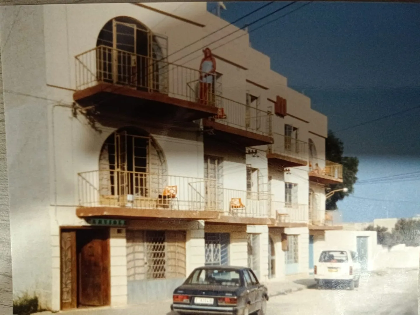 An archive photograph of the original Cerviola Hotel building in Marsaskala